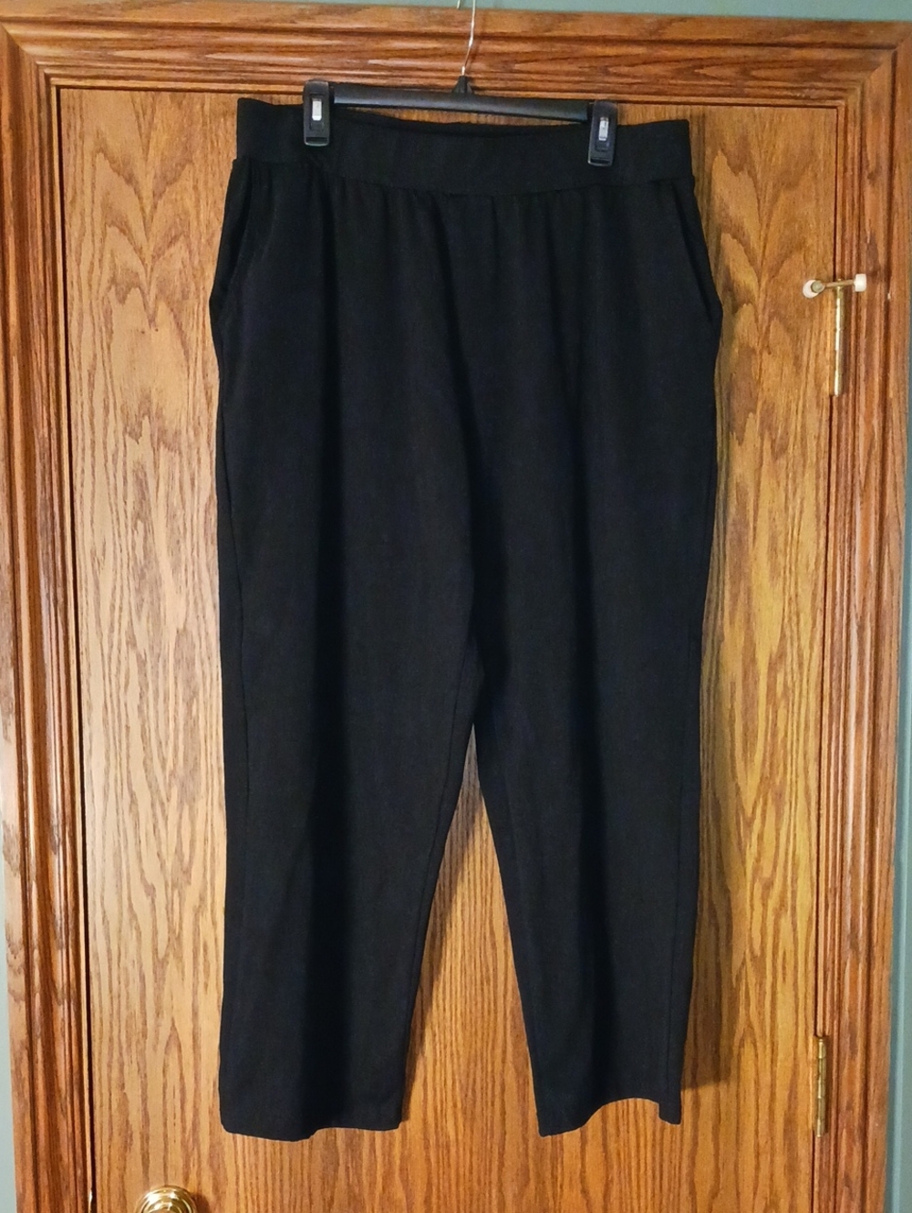 Woman Within Pull On Wide Leg Sweat Pants